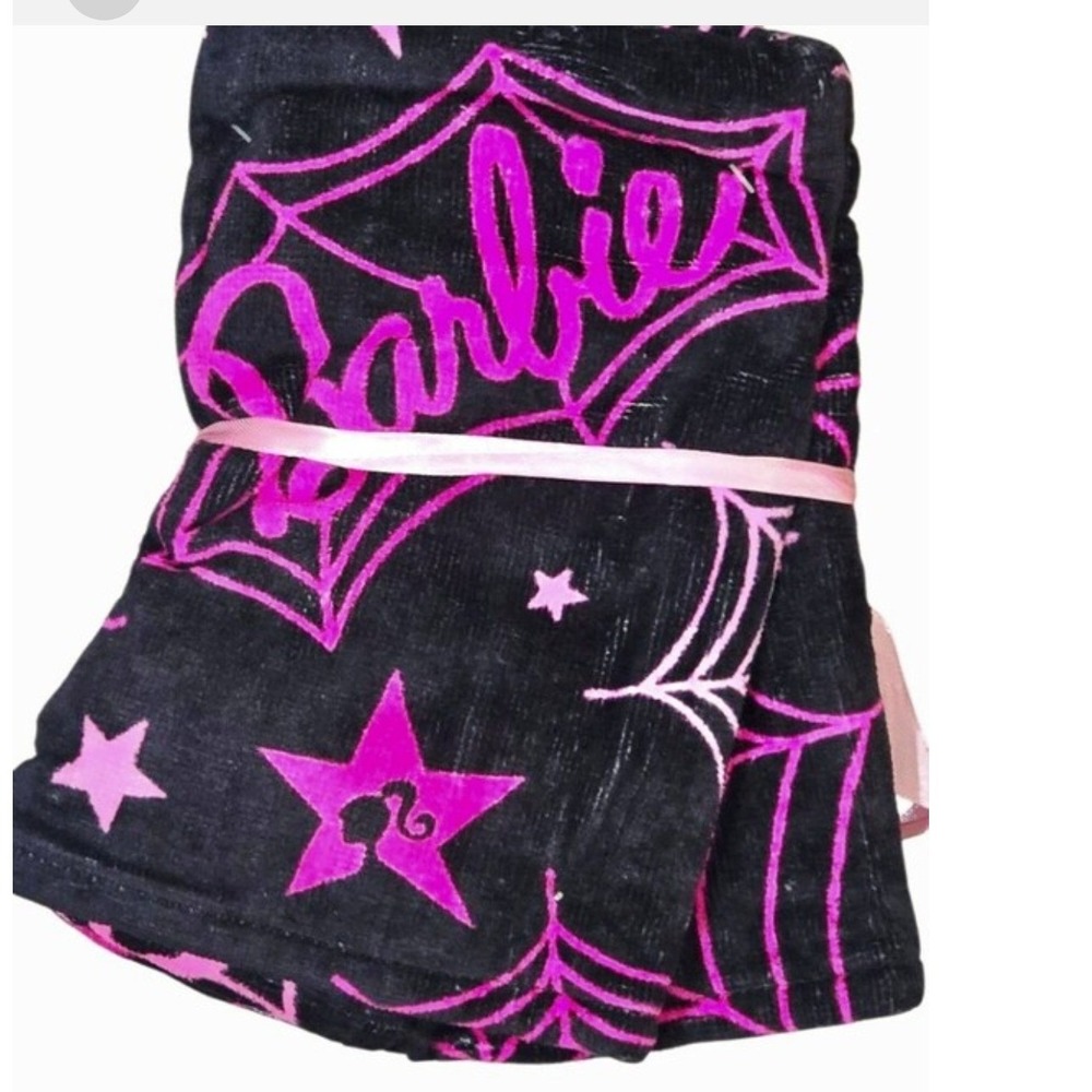 Barbie 2-PK Logo Spider Web Hand Towels